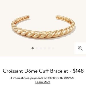 Mejuri croissant dome cuff bracelet
